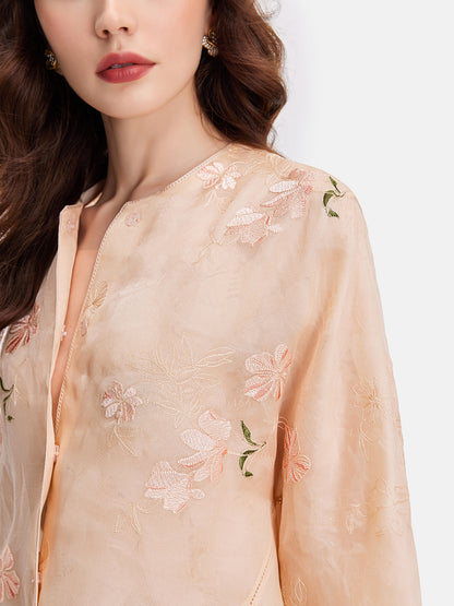 Golden Regal Mulberry Silk Blouse