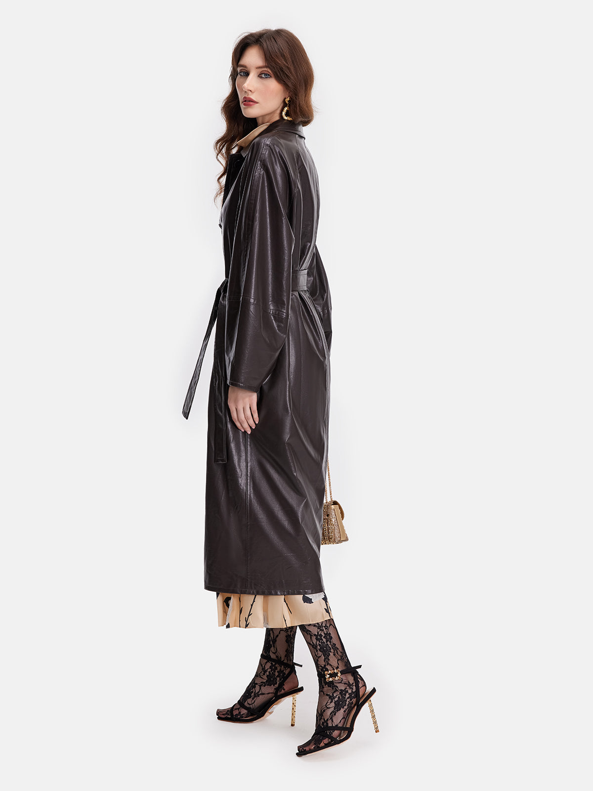 Modern Raglan Sleeve Trench Coat