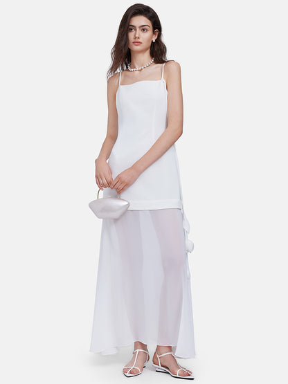 Layered Faux Two-Piece Slip Dress