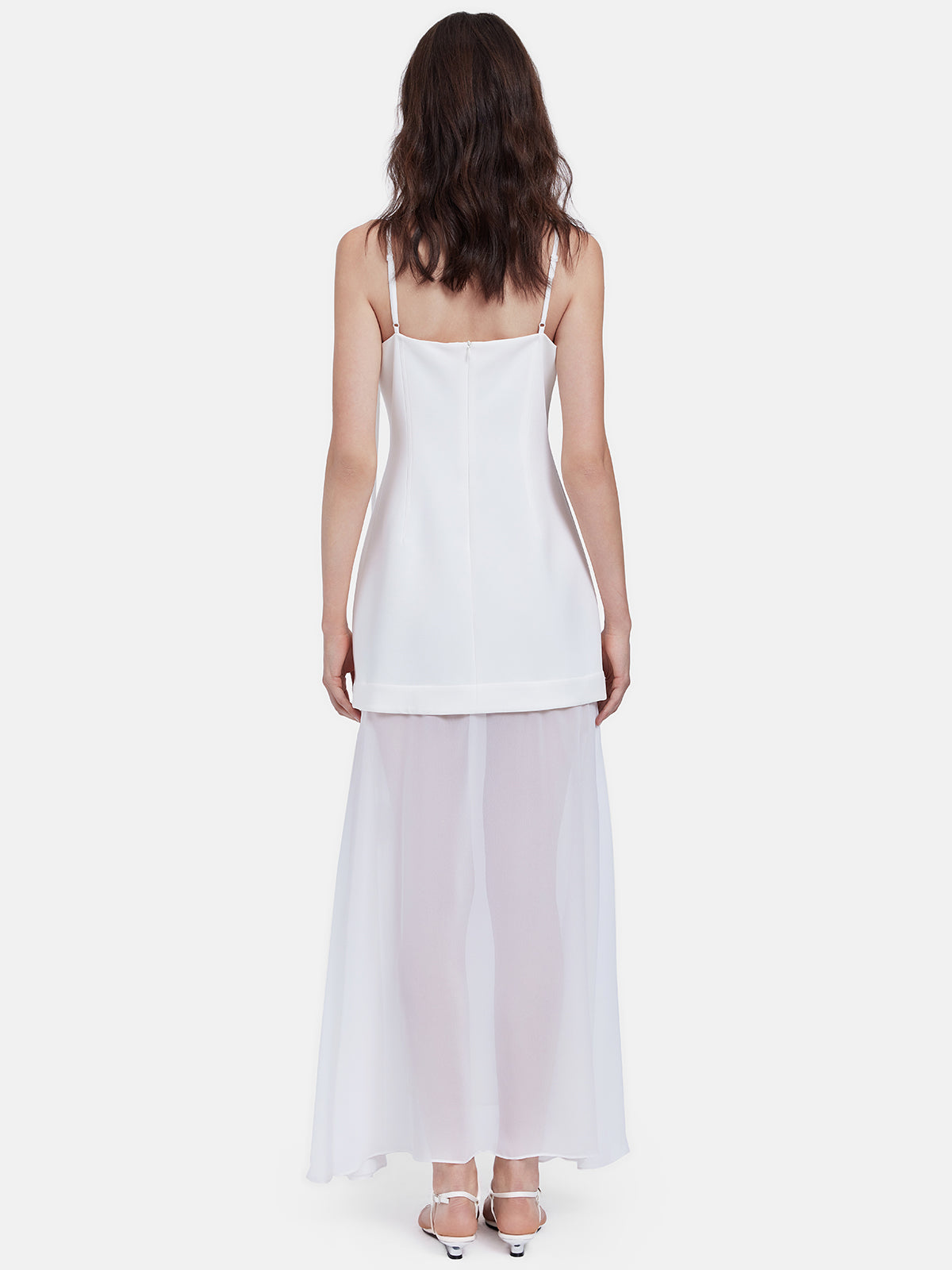 Layered Faux Two-Piece Slip Dress