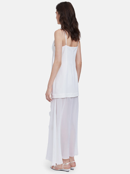 Layered Faux Two-Piece Slip Dress