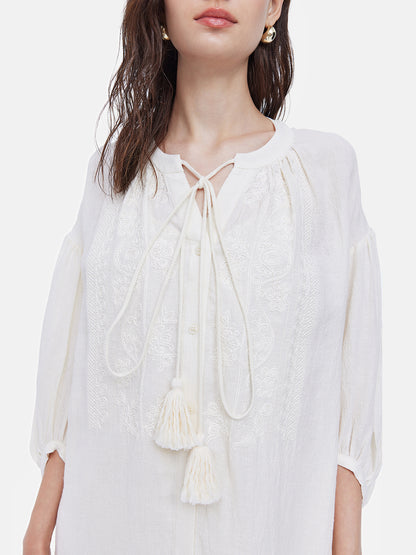 Italian Imported Linen Long Shirt