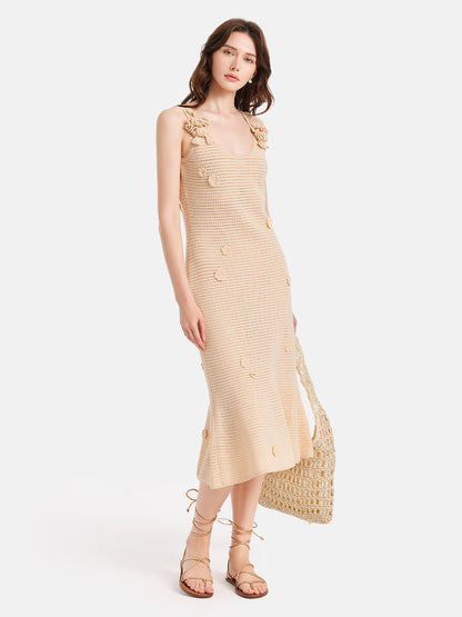 Openwork Knit Dress