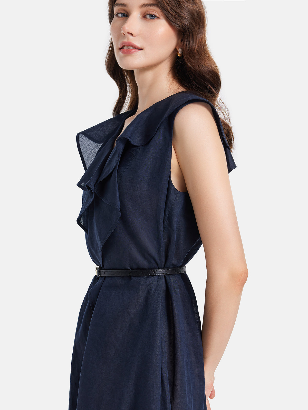 Ruffle Trim Dress