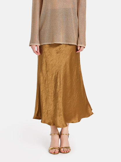 Acetate Pleated Skirt