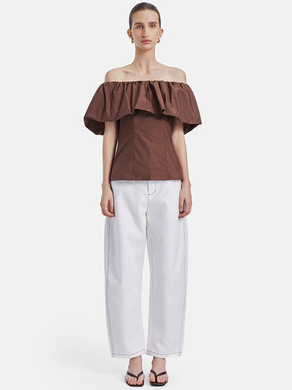 Minimalist Wide-Leg  Pants