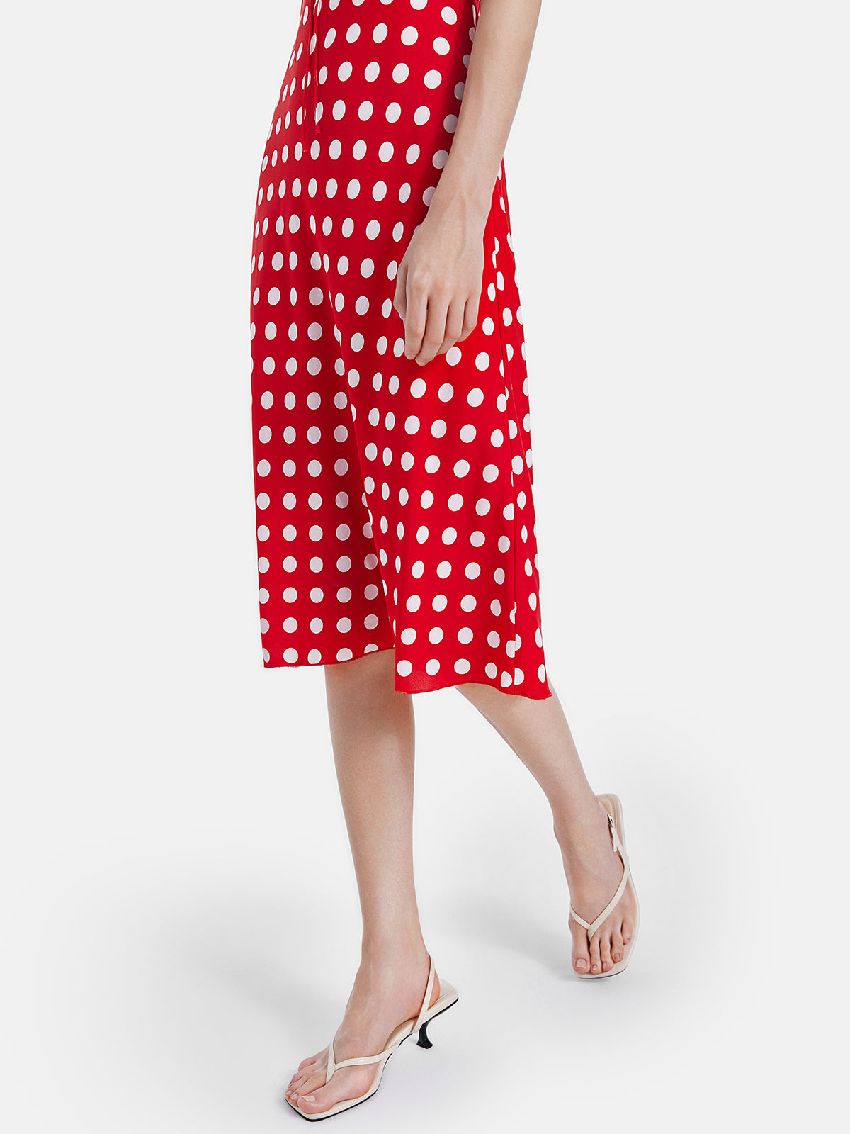 Retro Polka Dot Slip Dress