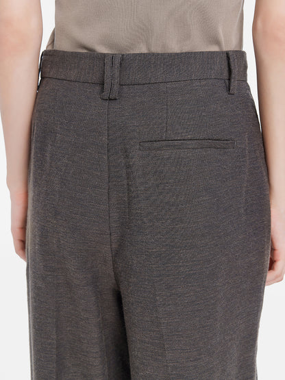 High-Texture Casual Vintage Trousers