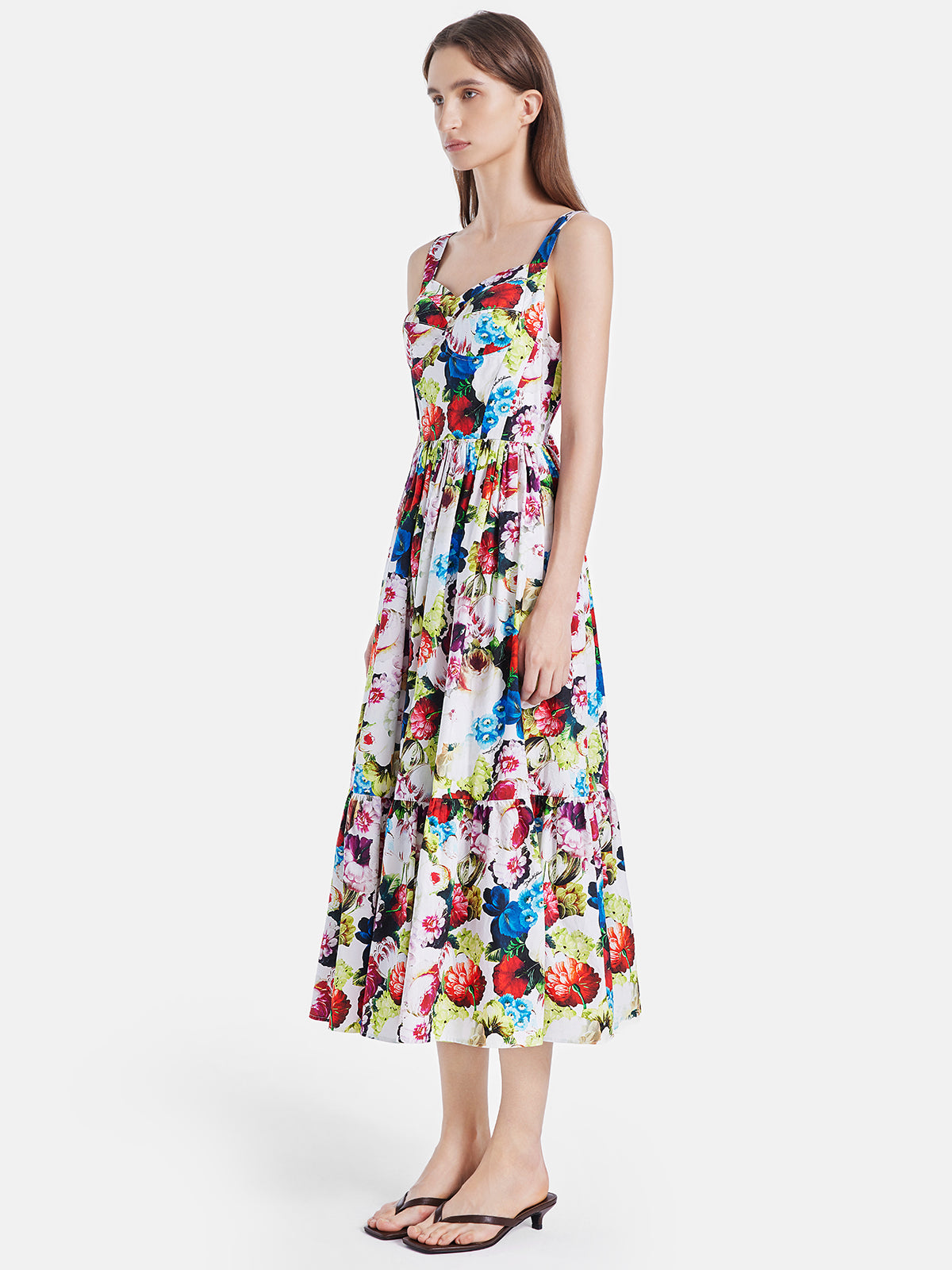 Vacation Floral Waist Dress