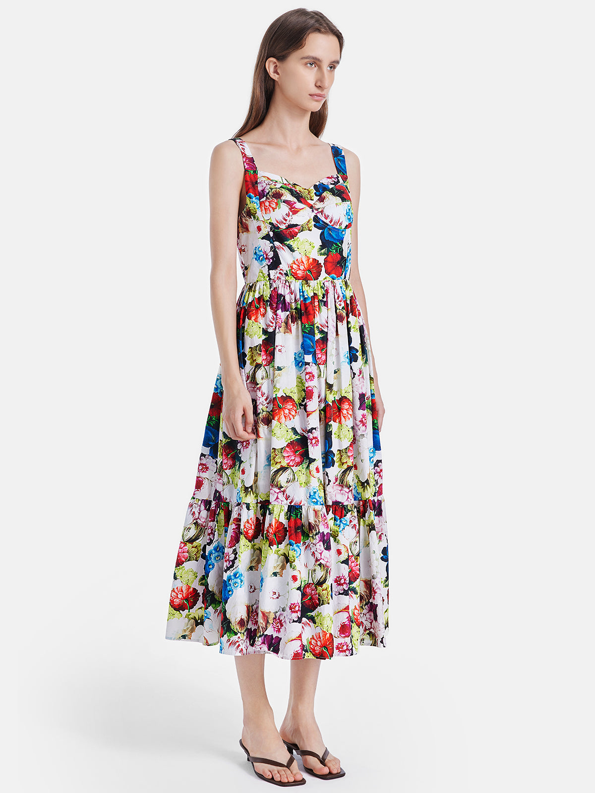 Vacation Floral Waist Dress