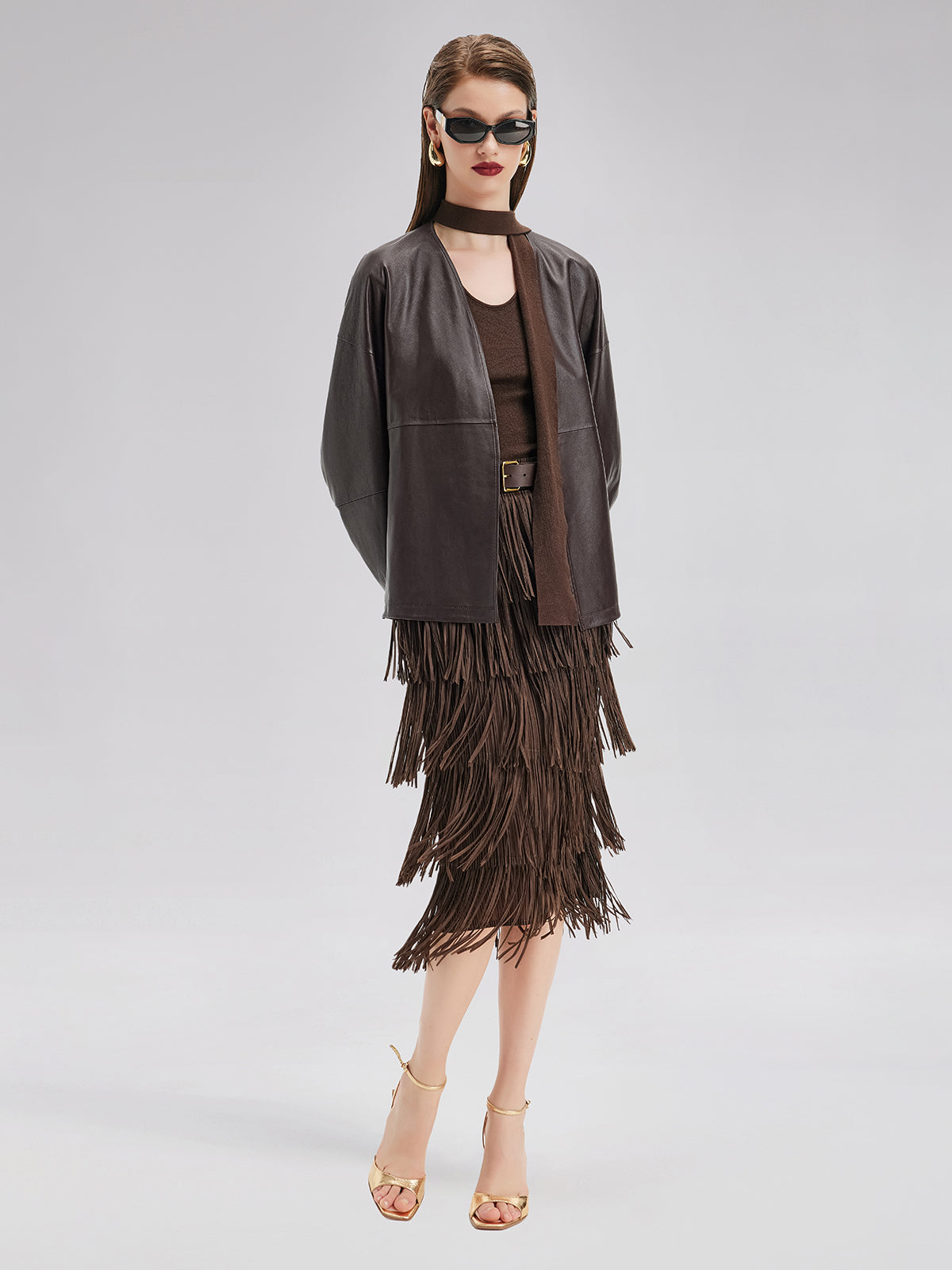 Artistic Ribbon Knit Top