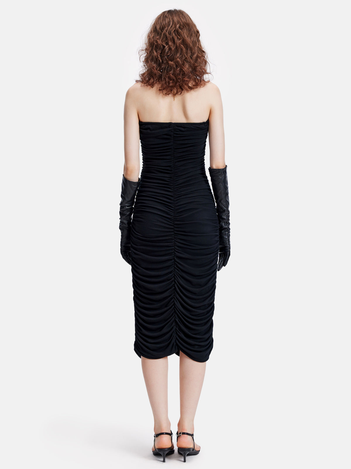 Minimalist Ruched Waist Dress