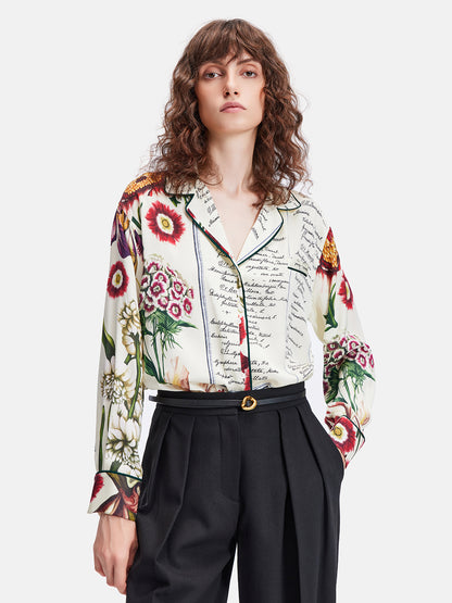 Comfy Satin Print Shirt