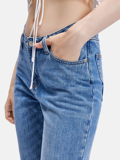 High-Waisted Flare Jeans