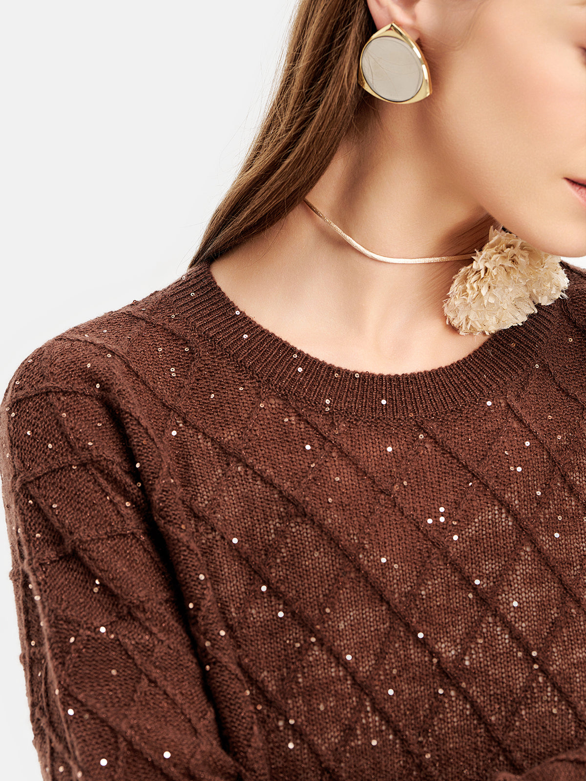 Soft Sequin Sweater