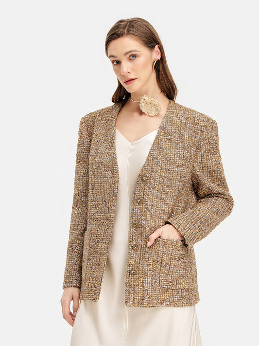 Glamorous Collarless Blazer