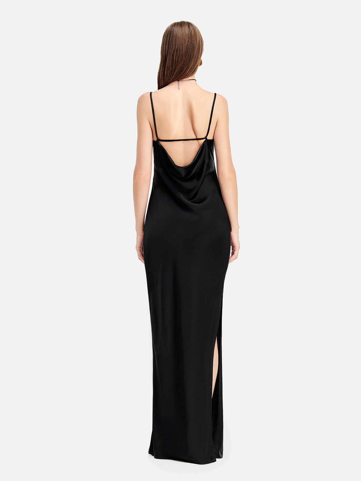 Satin Evening Gown