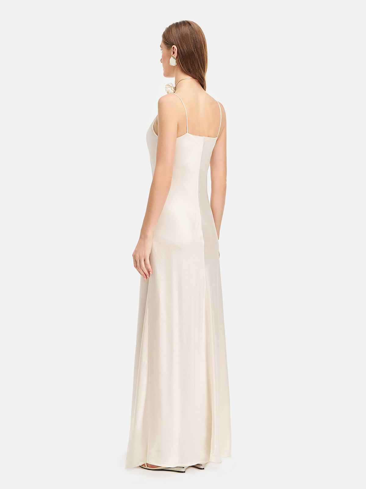 Moonlit Satin Gown