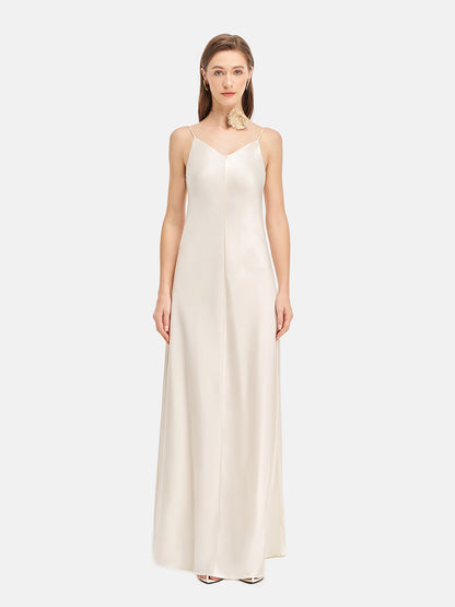 Moonlit Satin Gown