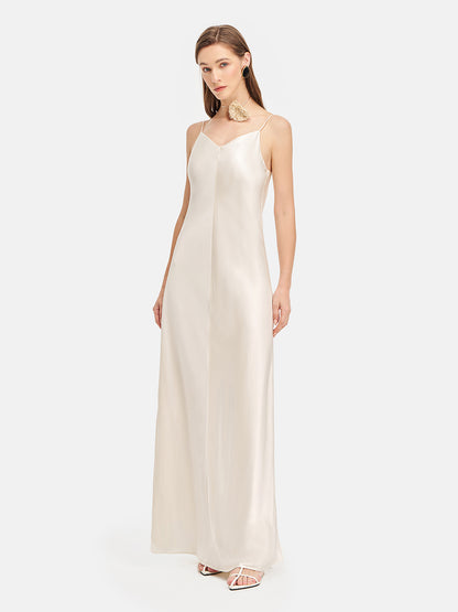 Moonlit Satin Gown