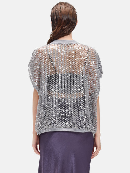 Sequined Vest