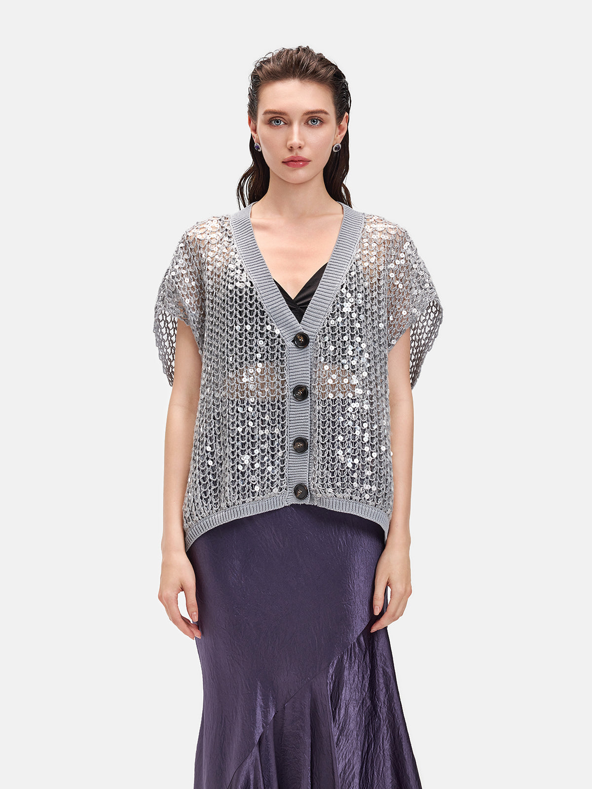 Sequined Vest