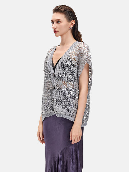 Sequined Vest