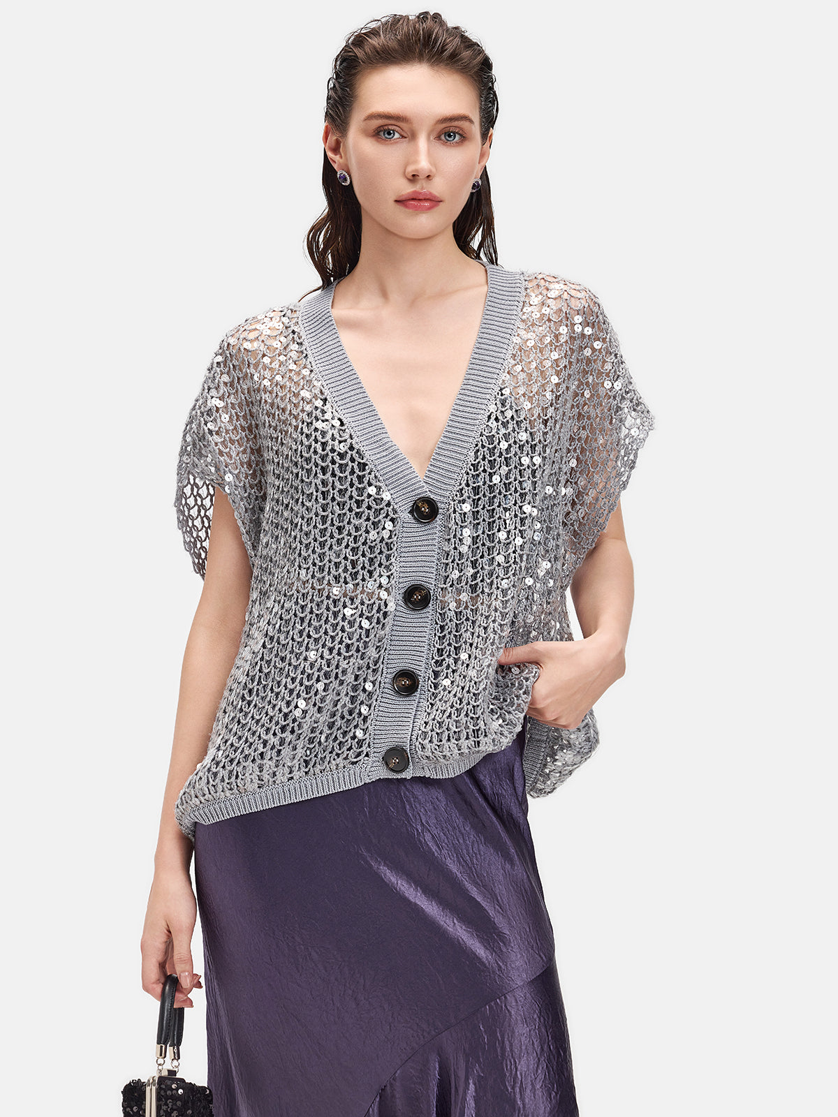 Sequined Vest