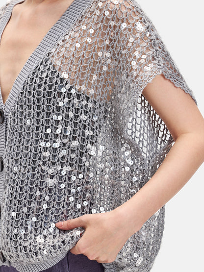 Sequined Vest