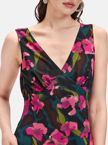 Printed Sleeveless Dress