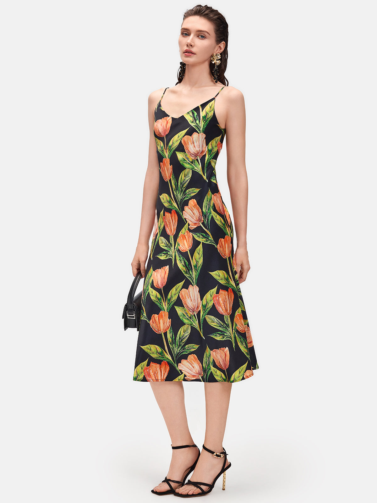 Floral Print Slip Dress