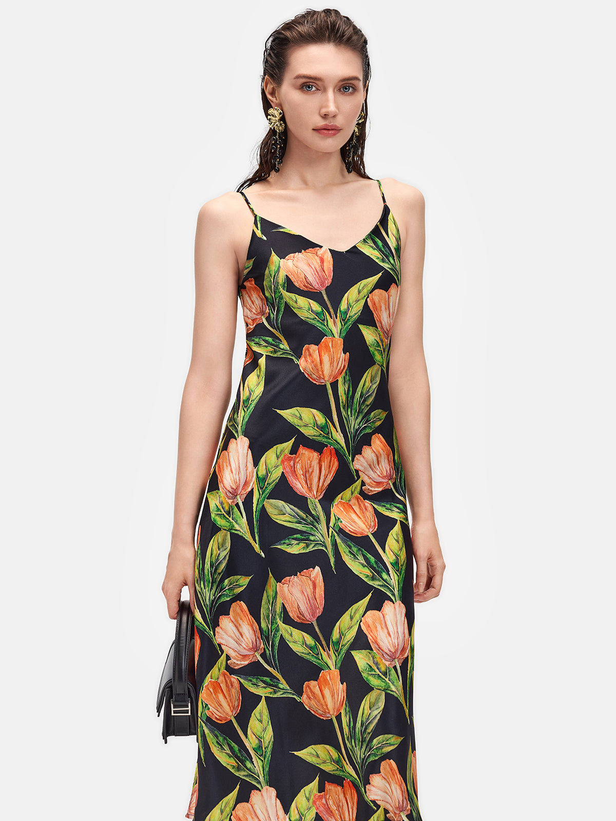 Floral Print Slip Dress