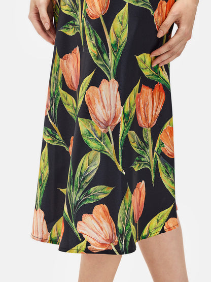 Floral Print Slip Dress