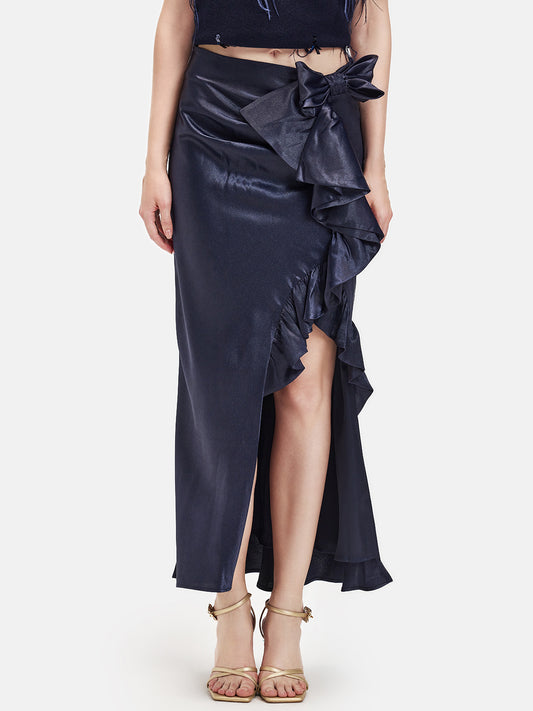 Starlight Ribbon Asymmetrical Skirt