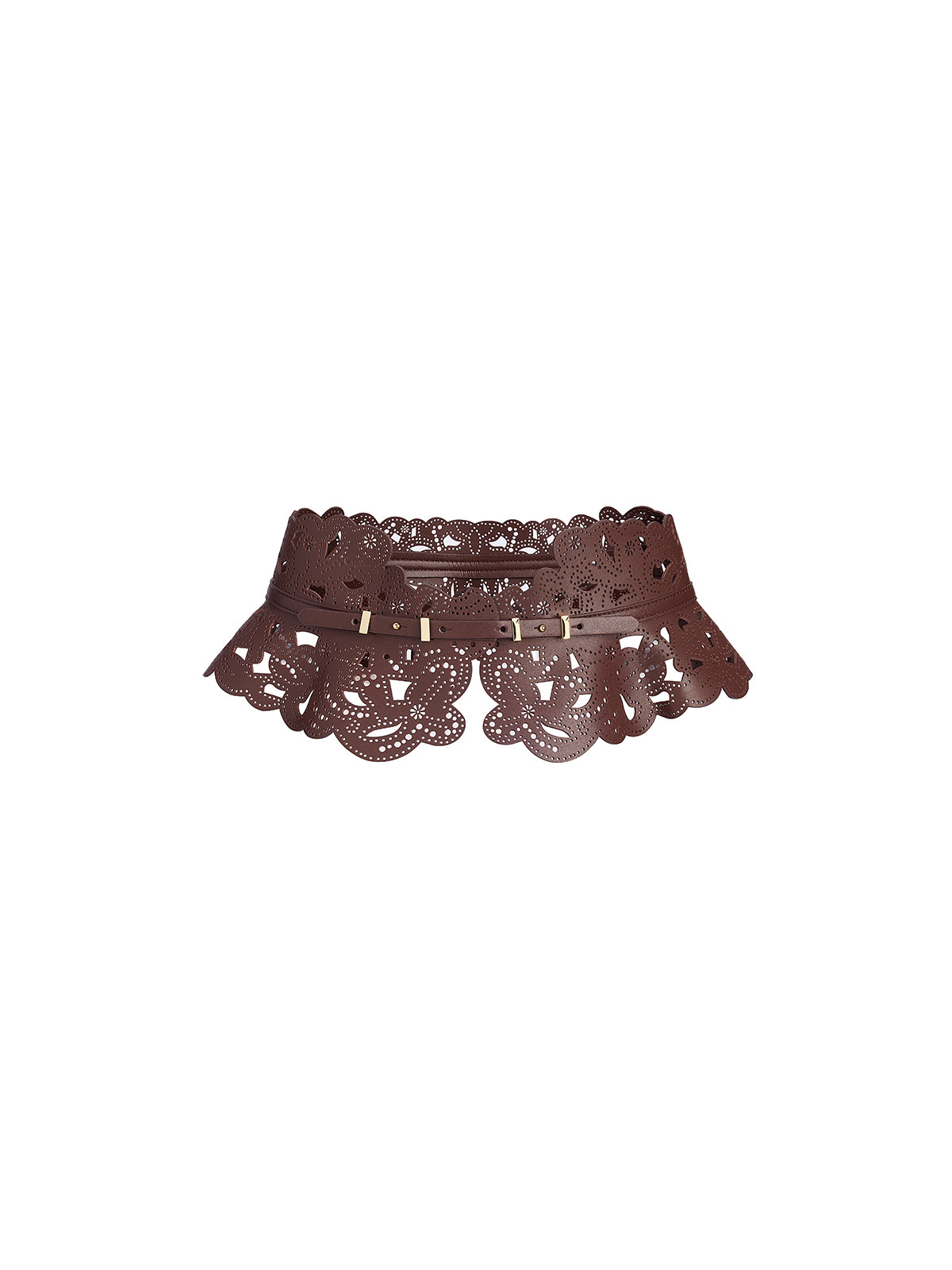 Bohemian Hollow Carved Leather Belt