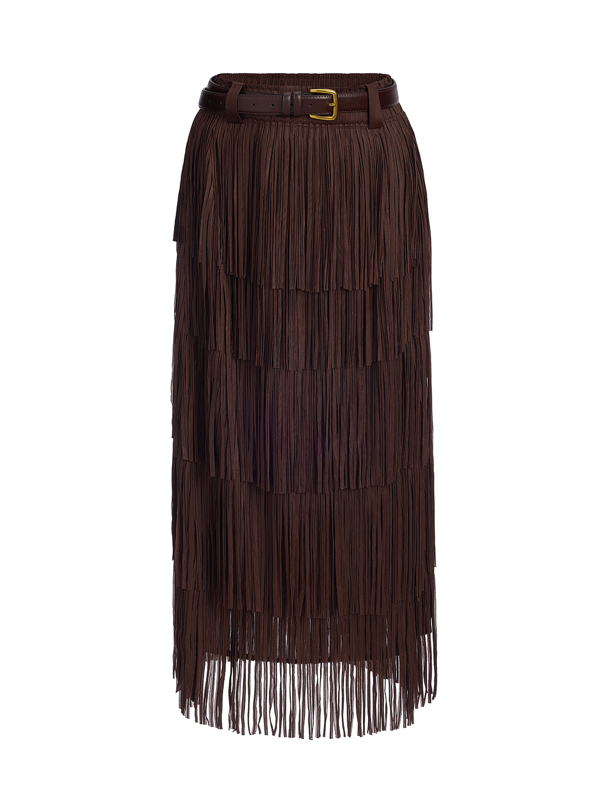 Western Knight Fringe Skirt