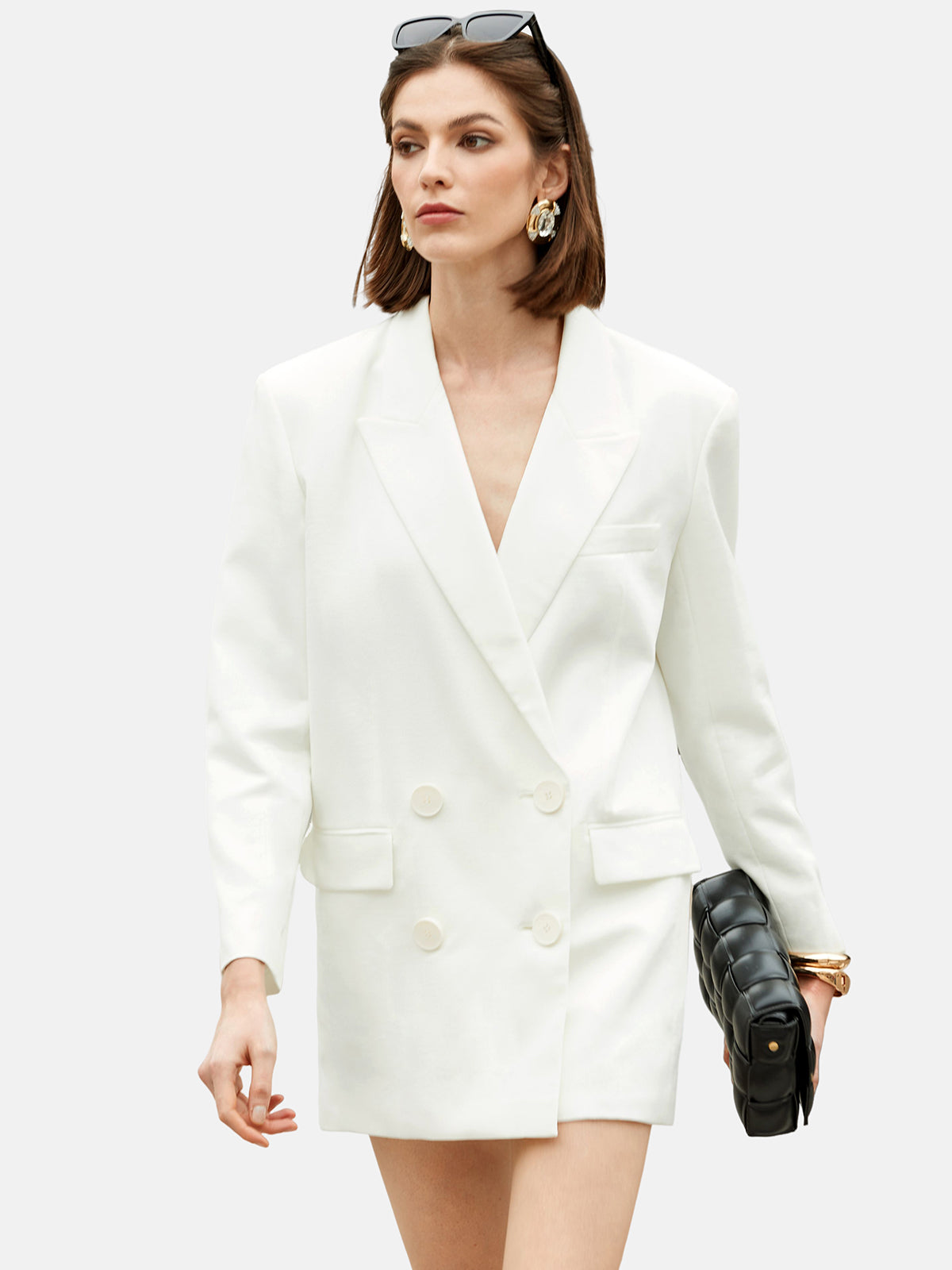 Modern Linen White Suit