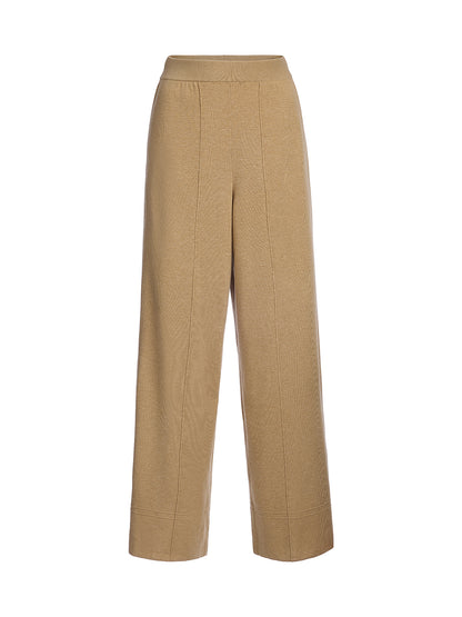 Premium Cashmere Wide-Leg Trousers
