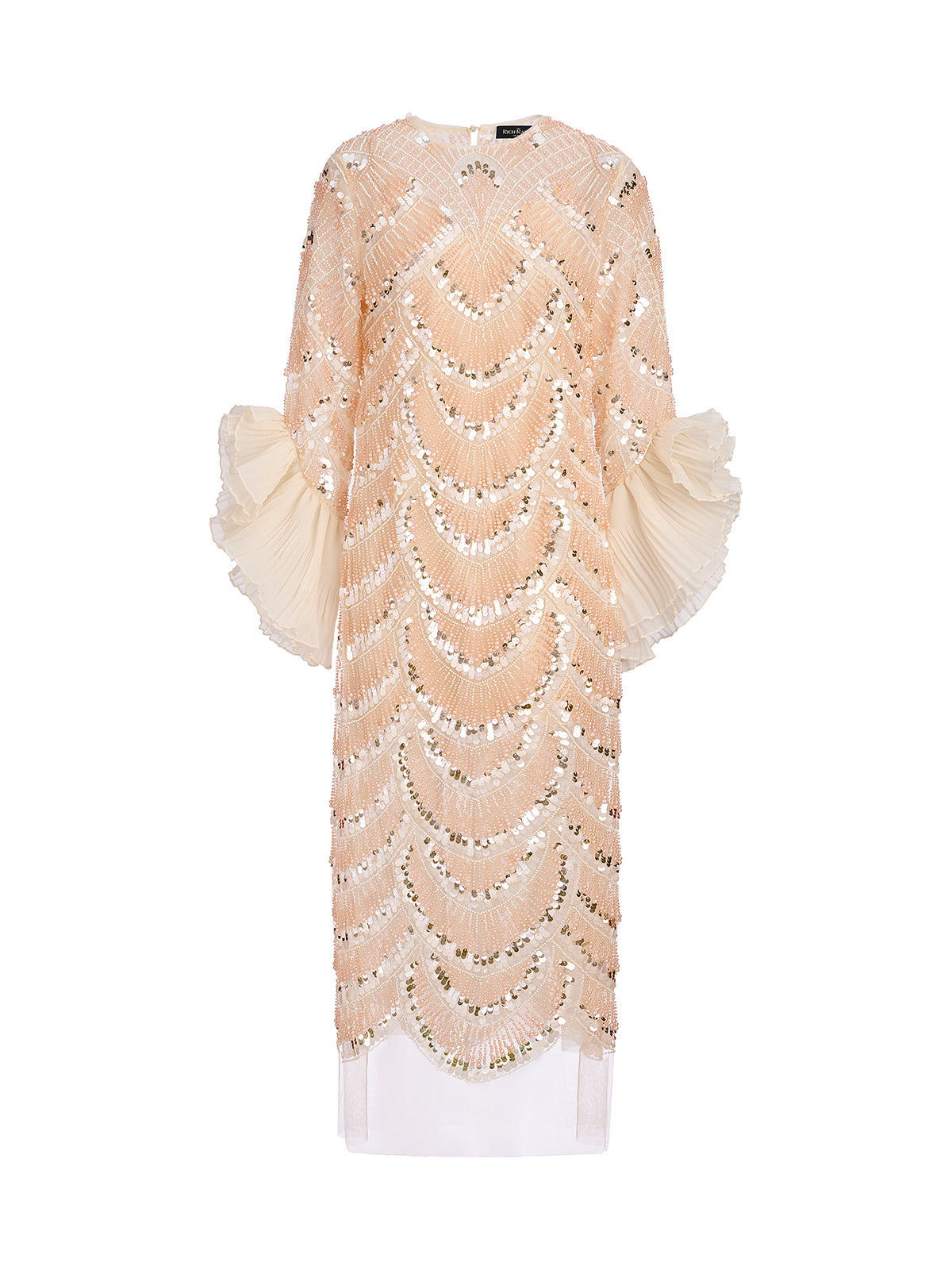 Custom Beaded Embroidered Gown