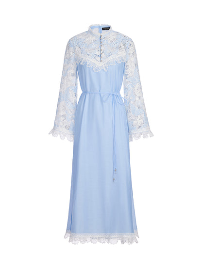 Two-Tone Lace Baroque Butterfly Dress