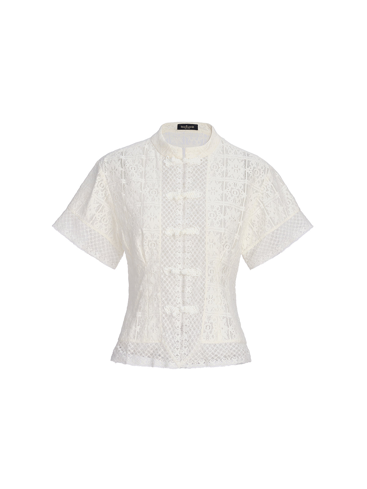 Craftsmanship Delicate Buttoned Lace Shirt