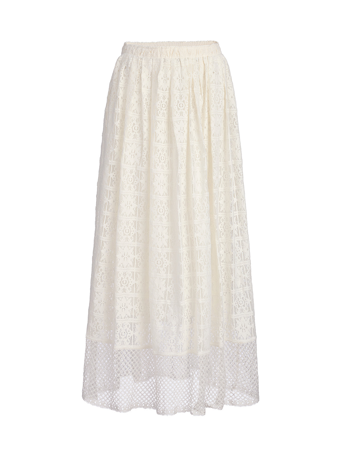Guipure Lace Half Skirt