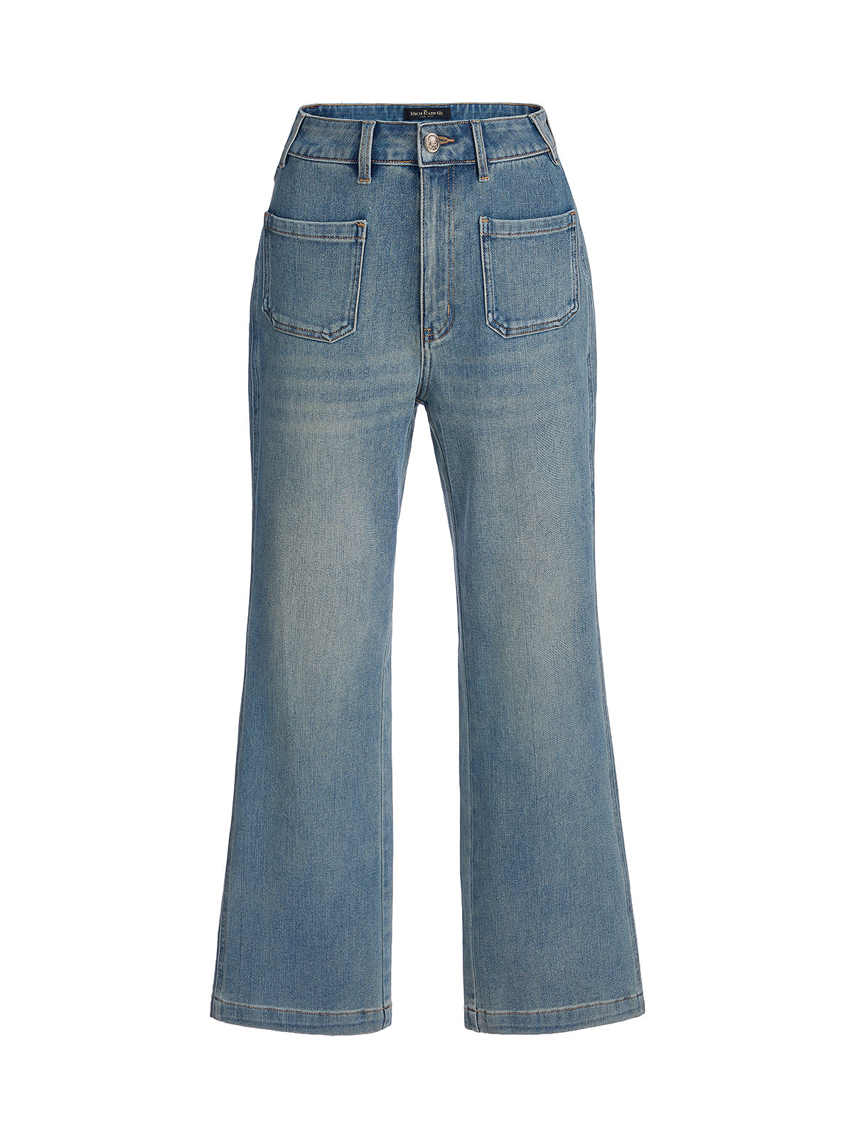 Breathable Straight Leg Denim Jeans