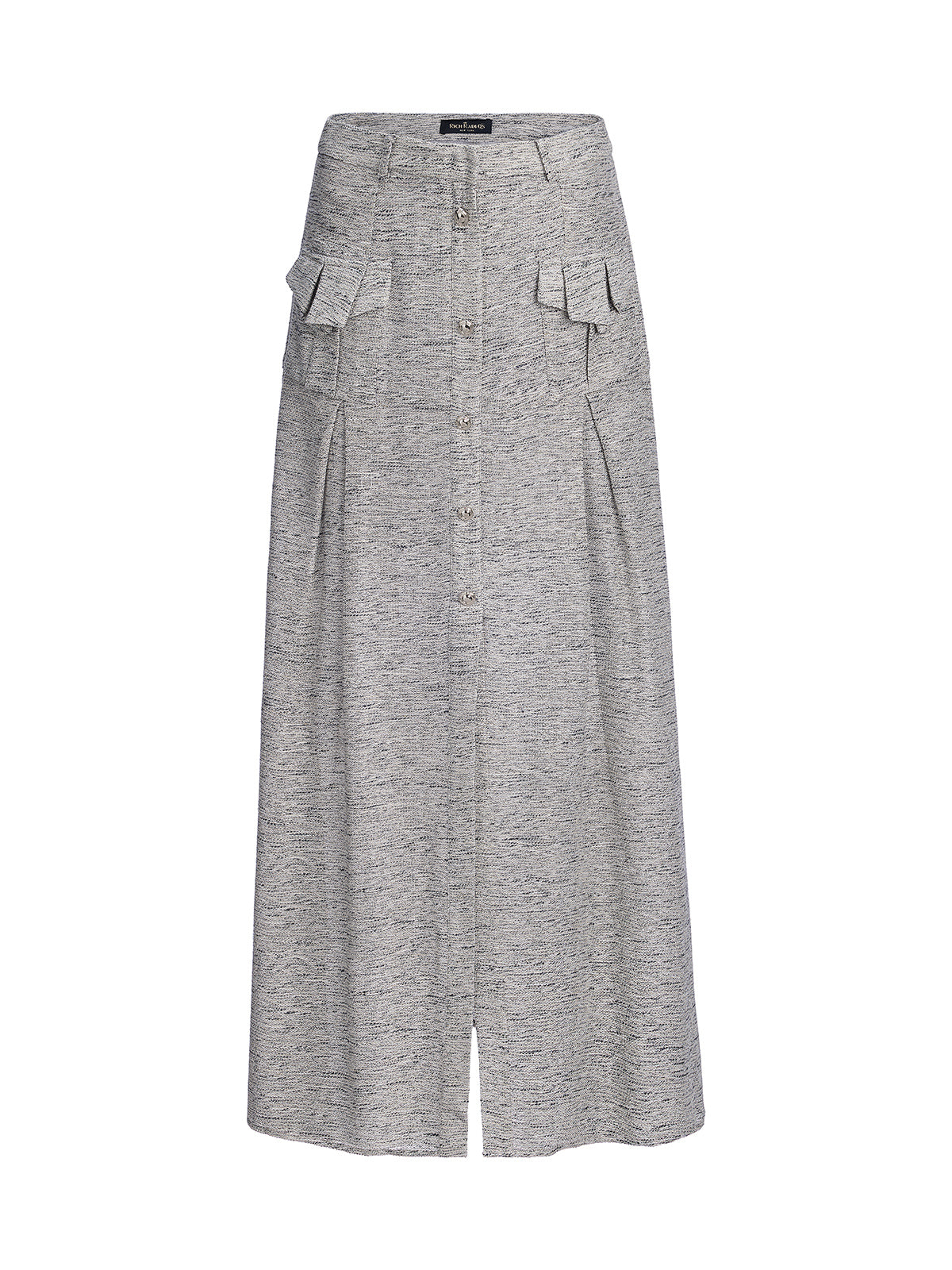 Light Grey Minimalist A-line Skirt