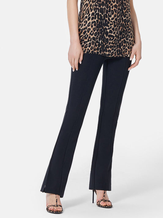 Crisp Stretch Slit Trousers