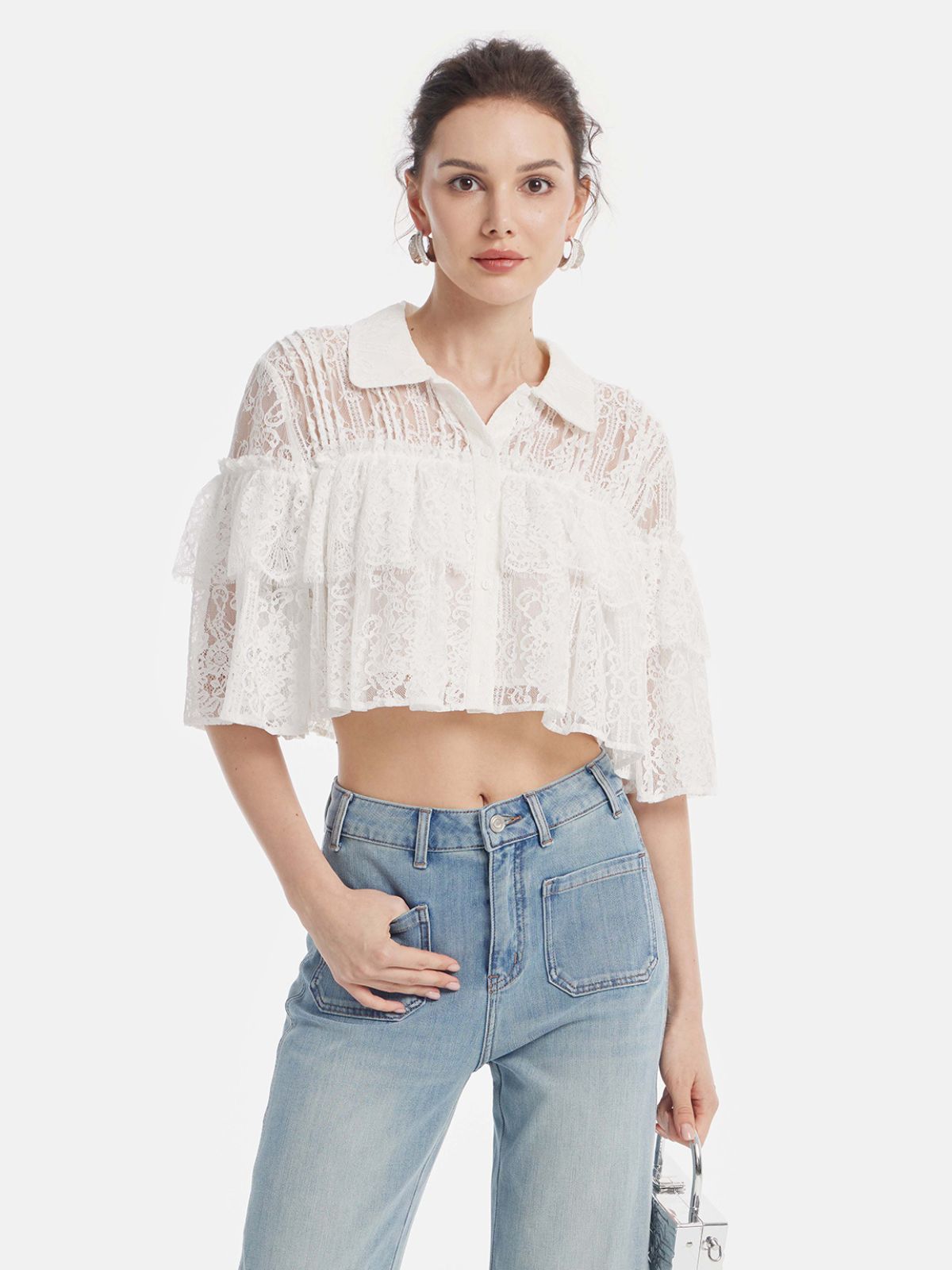 Layered Lace Crop Top