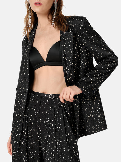 Elastic Silky Deconstructed Blazer