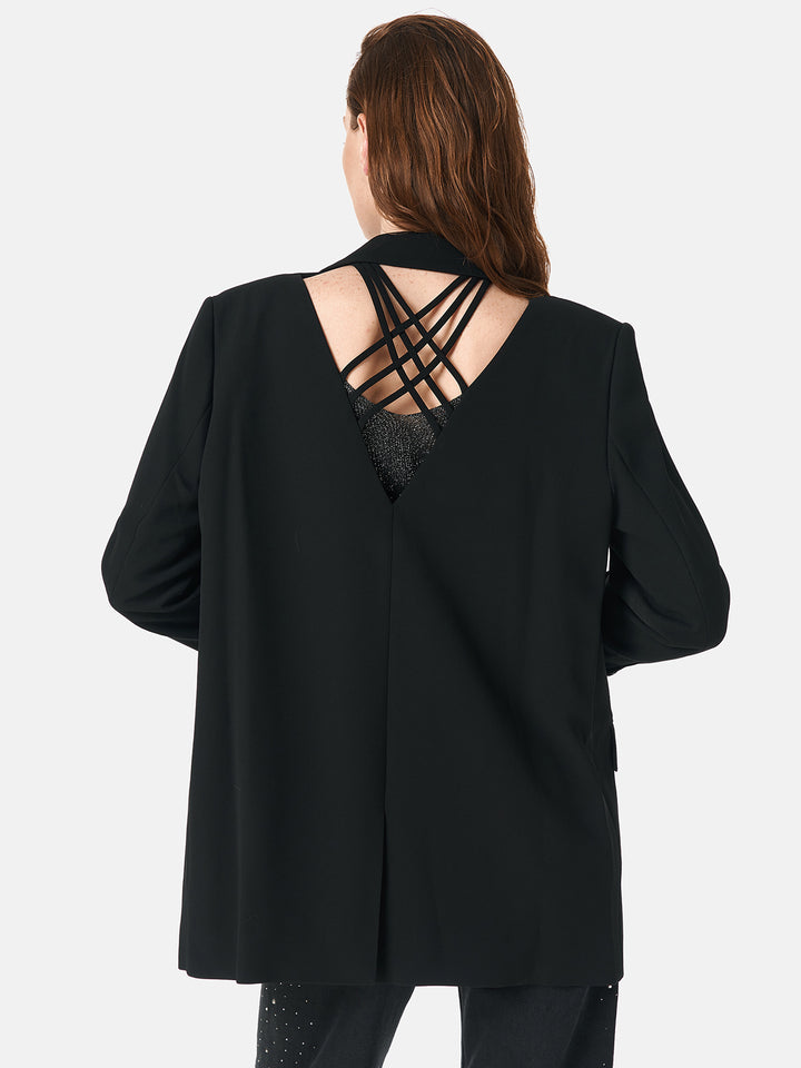 Deconstructed Strappy Backless Suit