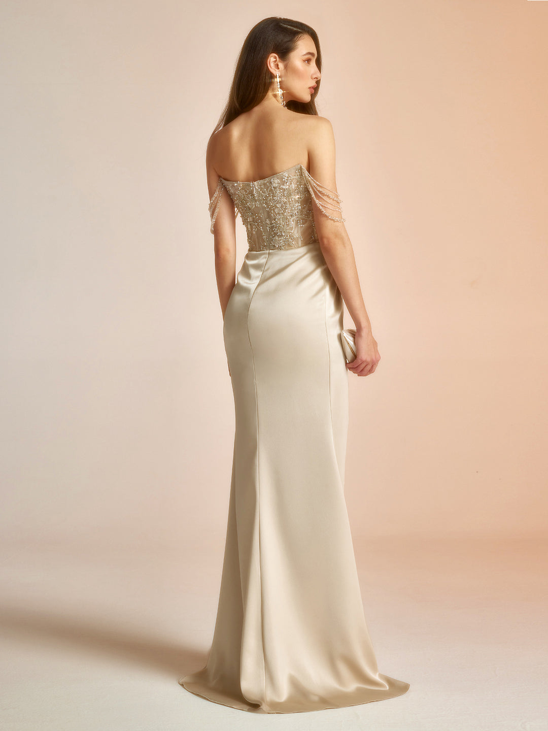 Pearl Radiance Streaming Gown