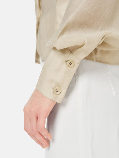 Satin Wide-Fit Shirt